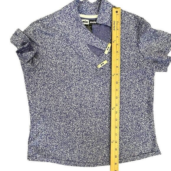 Jamie Sadock Women's S Purple Medium Wrap Collar Metal Buttons Golf Tennis Top - Picture 11 of 13